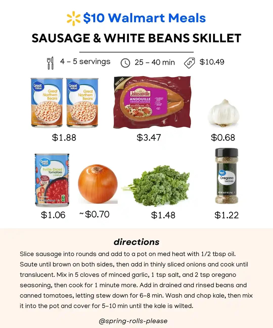 Walmart'tan 10 Dolar Bütçeyle Dört Kişilik Ekonomik ve Pratik Akşam Yemekleri