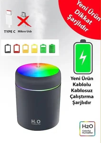 Hava Nemlendirici Karşılaştırması: Touchie Co. Co. ve Şarjlı Type-C Modelleri Analizi 2