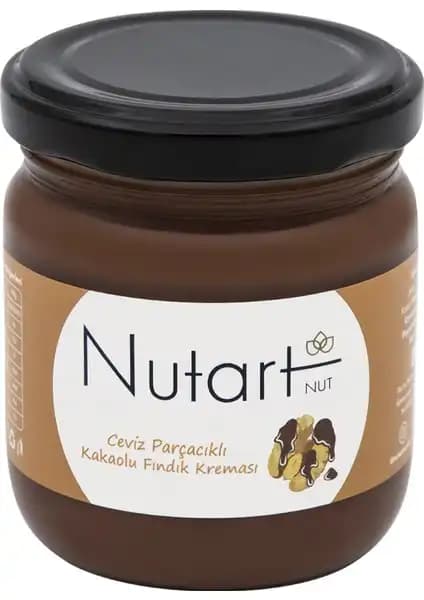 Nutart Ceviz Parçacıklı Kakaolu Fındık Kreması: Sağlıklı ve Lezzetli Tatlı Alternatifi