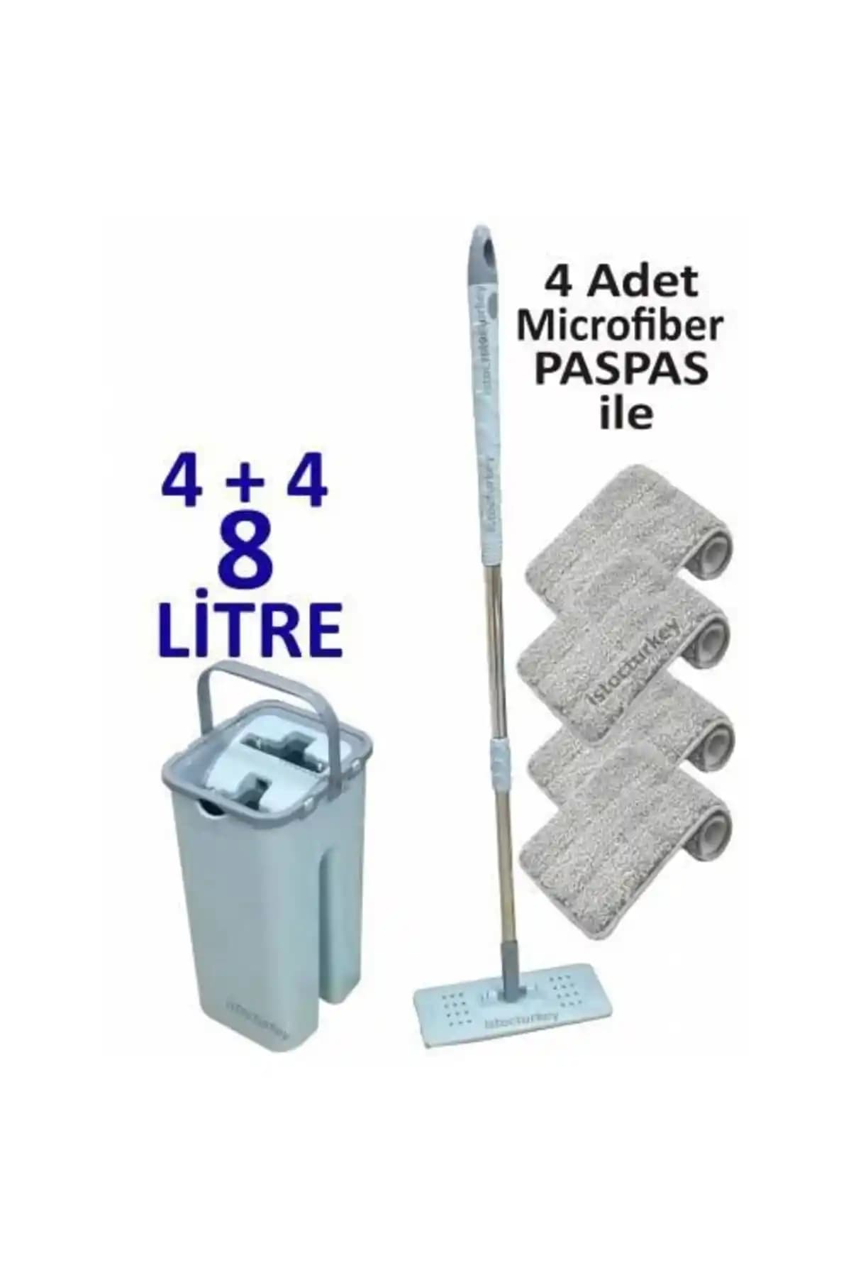 ABNTurk Microfiber Tablet Mop 4 Paspaslı Temizlik Seti ile Etkili ve Pratik Temizlik Çözümleri