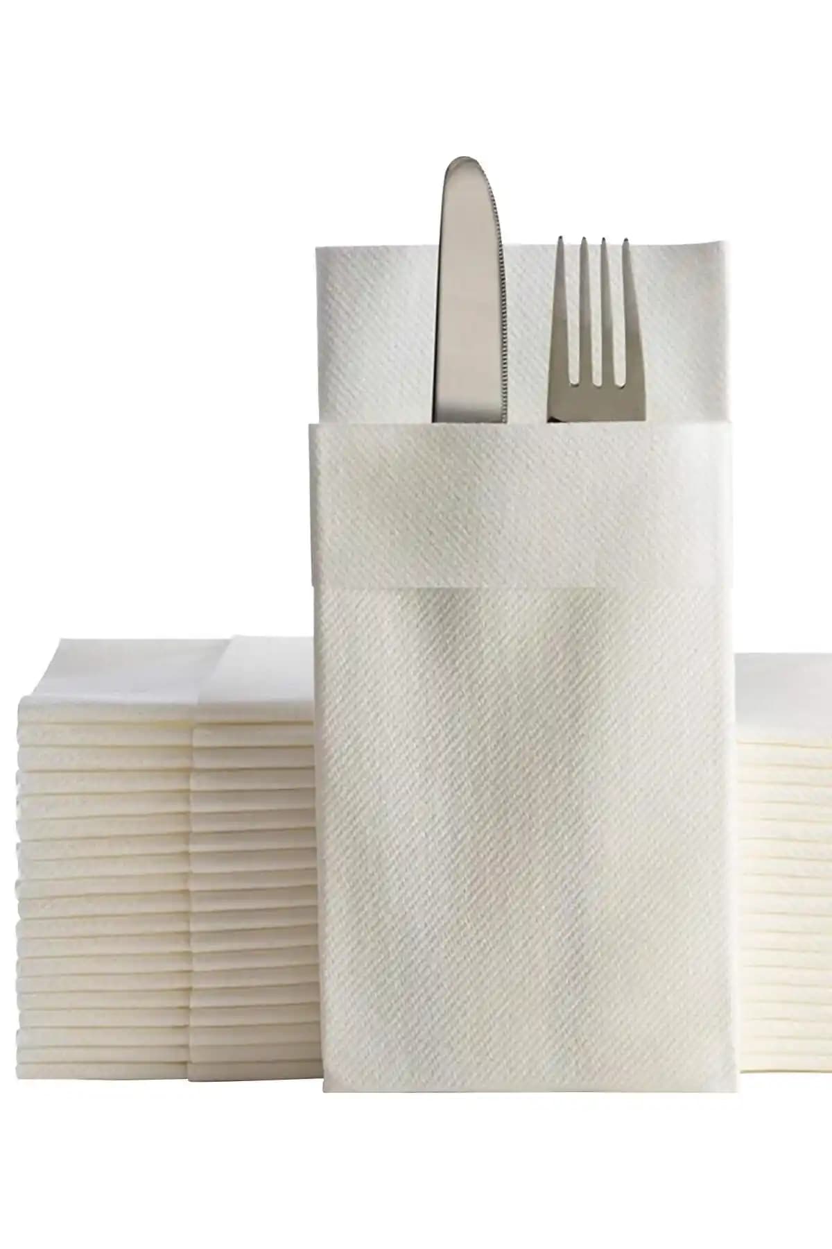 Ake Kağıt Cepli Peçete Airsoft 48x48 Cm 50li Paket Modern ve Şık Tasarım