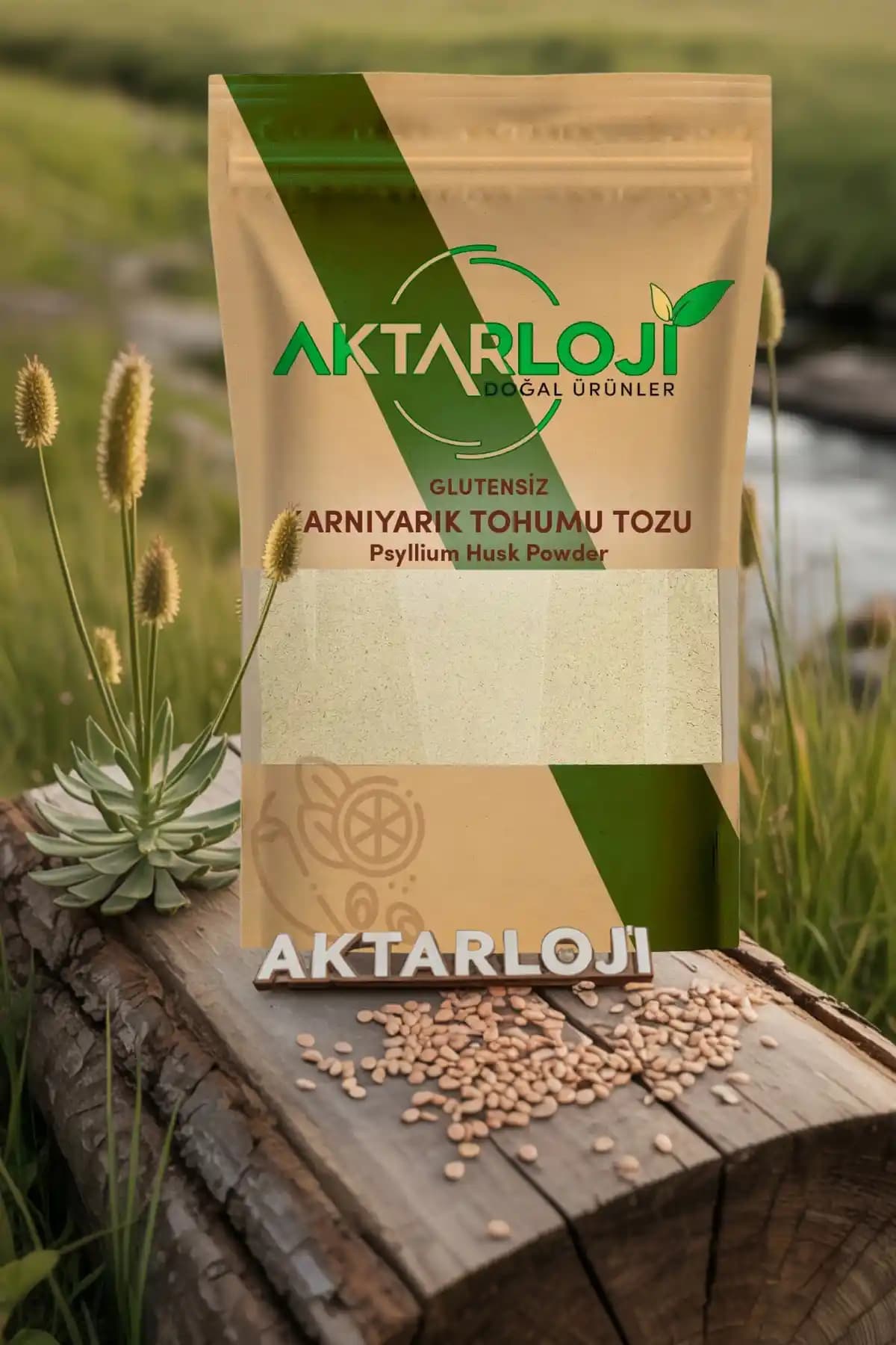 Aktarloji 1 Kg Glutensiz Karnıyarık Otu Tohumu Tozu Doğal Bağırsak Sağlığı Destekleyici Ürün