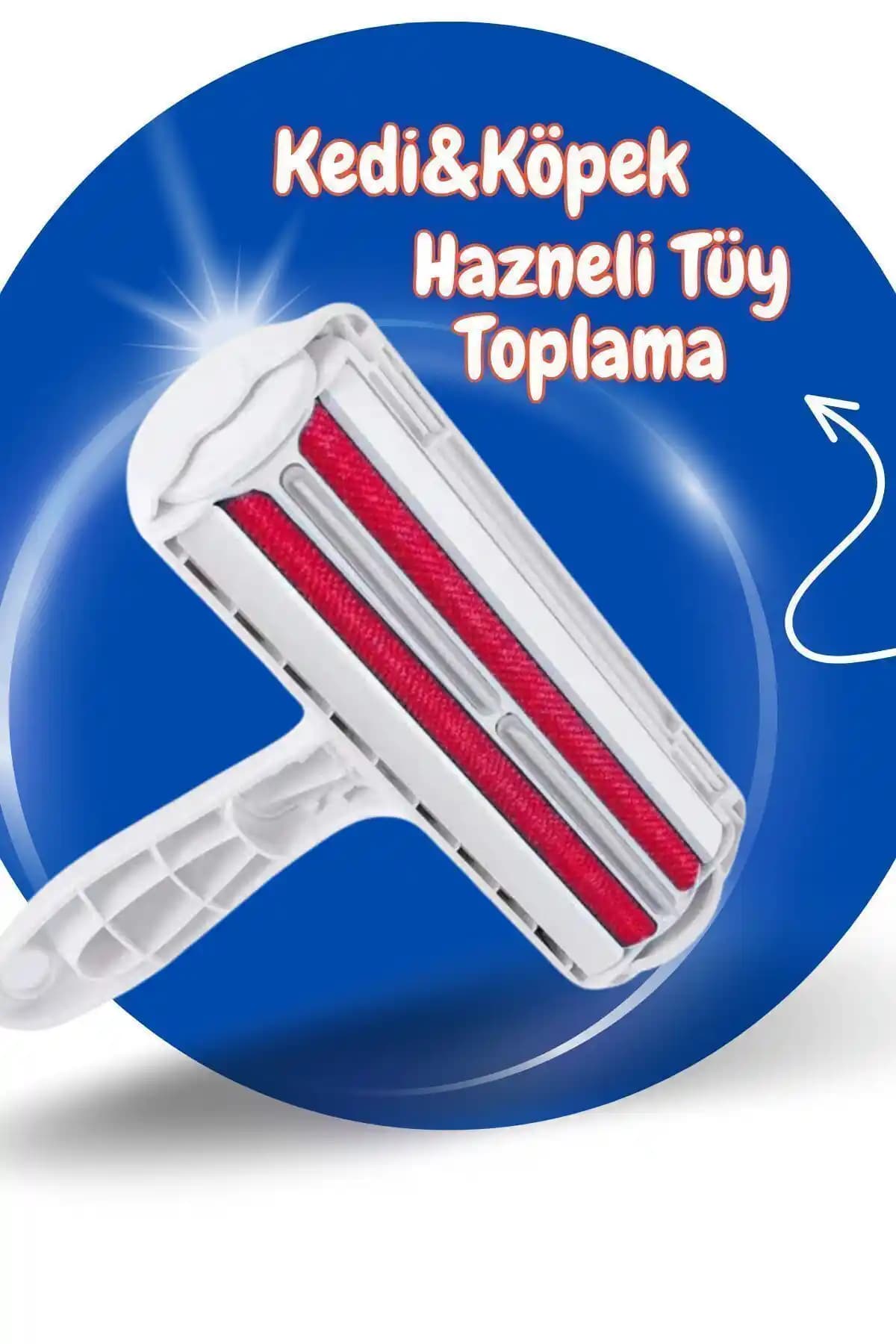 ALÇİN Kedi Köpek Hazneli Tüy Toplama Cihazı ile Evcil Hayvan Tüylerini Kolayca Temizleyin