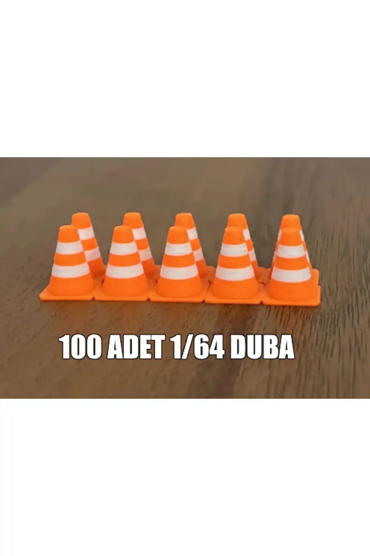 Almalı 1:64 Ölçek Trafik Dubaları Canlı Renkli Çocuk ve Koleksiyon Kullanımı İçin