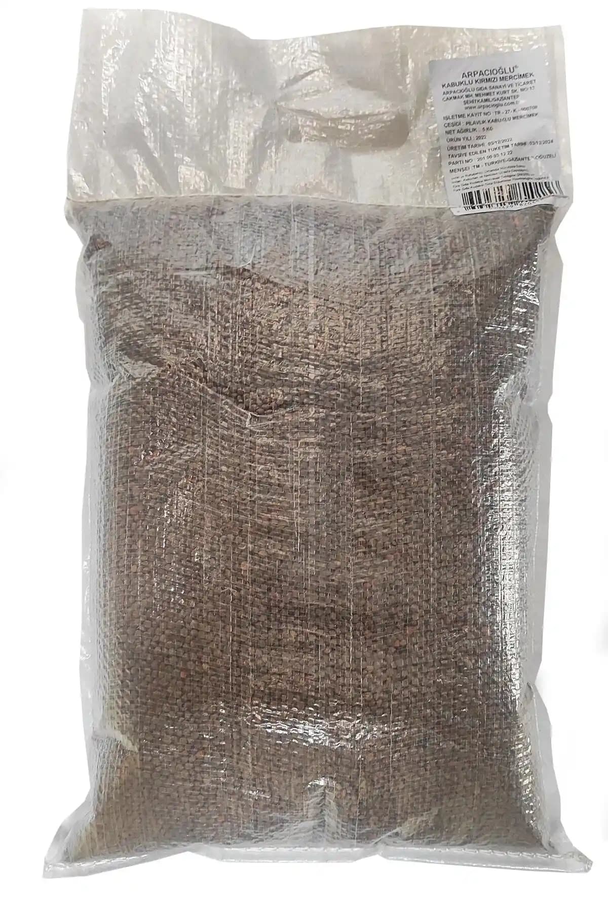 Arpacıoğlu %100 Yerli Siyah Mercimek 5kg - Sağlıklı ve Güvenilir Gıda Seçeneği