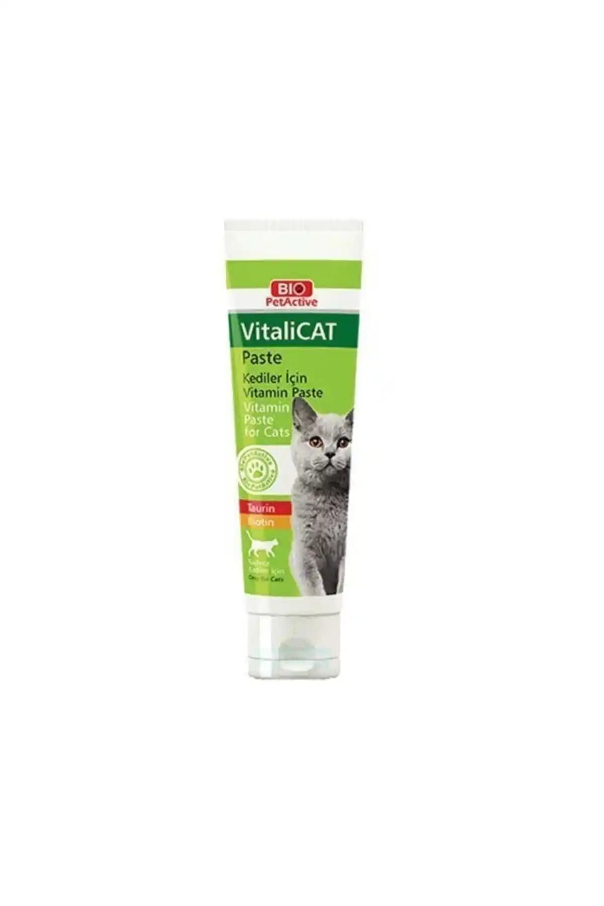 Bio PetActive Vitalicat Kedi Vitamin Pastası Sağlıklı Gelişim ve Tüy Yumağı Önleme İçin