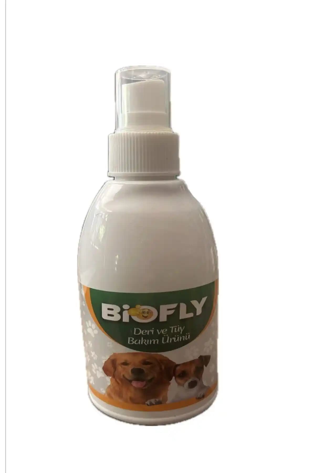 Biofly Köpek ve Kedi Tüy Deri Bakım Spreyi Parazit Koruma ve Sağlıklı Tüyler İçin