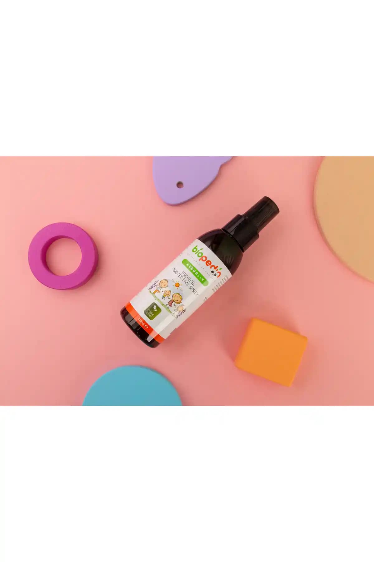 Biopedia Herbal X Organik Koruyucu Sprey 125 ml doğal içeriklerle hassas ciltlere uygun