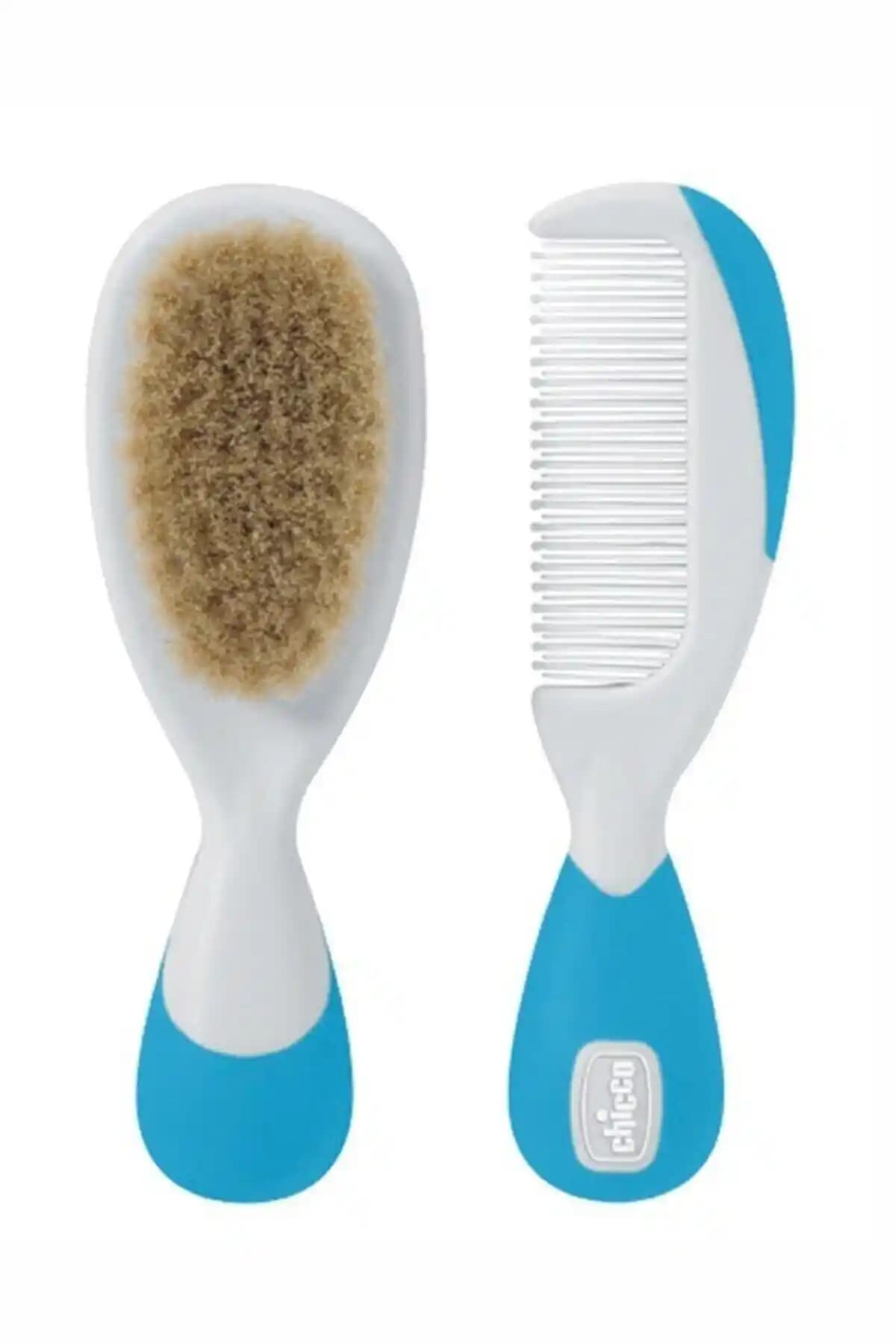 Chicco Mavi Fırça Tarak Seti Bebek Saç Bakımında Güvenilir ve Konforlu Çözüm