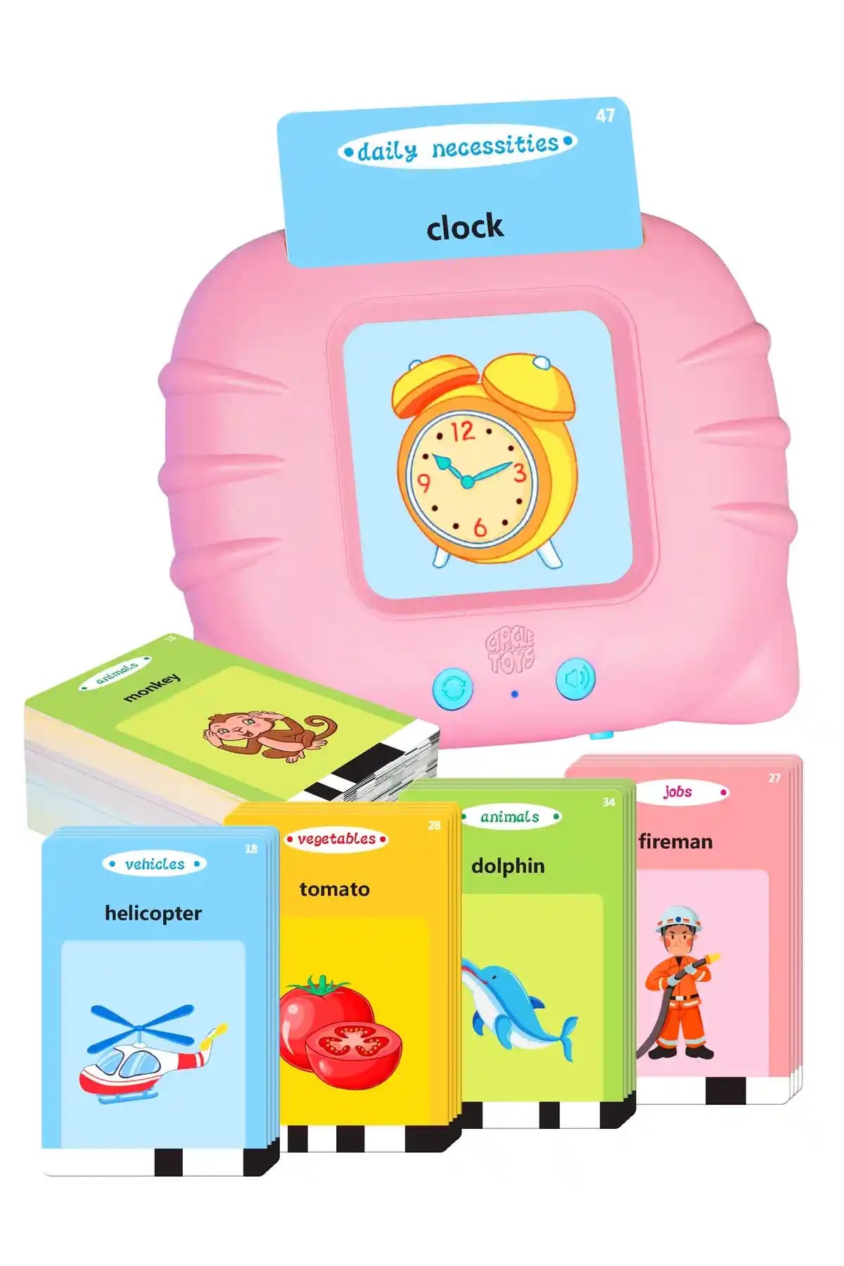 Circle Toys Sesli Flash Kartları ile Çocuklar İçin Eğlenceli İngilizce Öğrenme Deneyimi