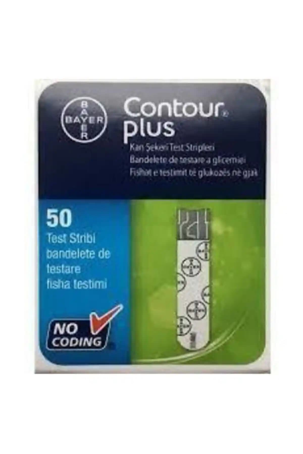 CONTOUR Plus Test Stribi 50'li Güvenilir ve Hassas Kan Şekeri Ölçüm Çözümü