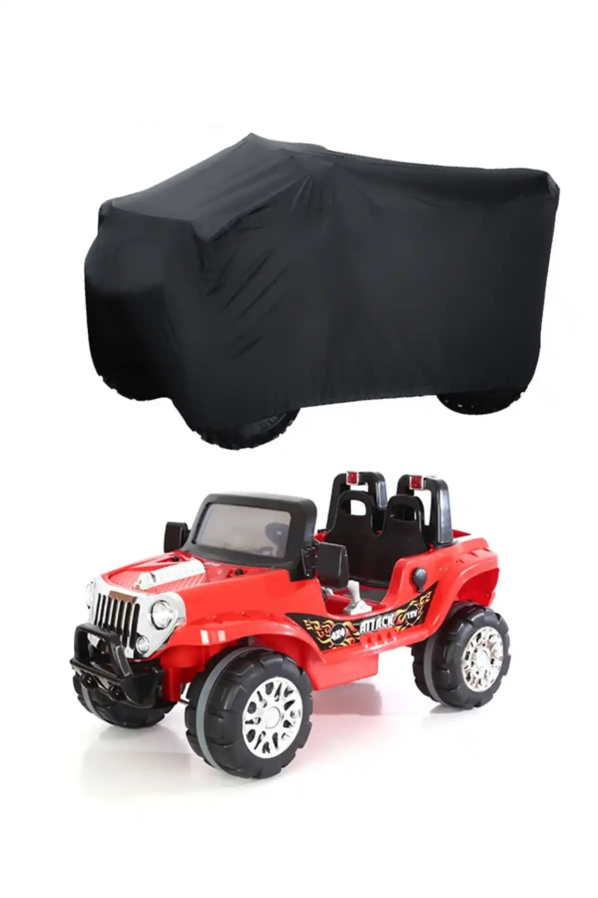 CoverPlus Siyah Akülü Çocuk Arabası Dayanıklı ve Su Geçirmez Özellikleriyle