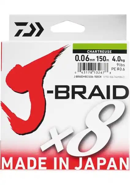 Daiwa J-Braid 8B Chartreuse ve Kendo Classic 8x 150M Mavi Örgü İp Misina Karşılaştırması