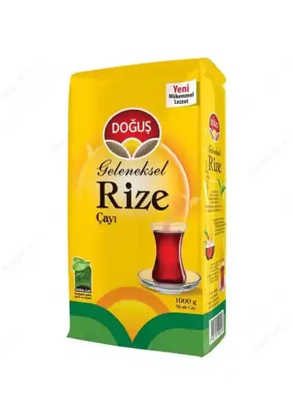 Doğuş Geleneksel Rize Dökme Çay 1000 gr yüksek kalite ve doğal aromasıyla Türk çay kültürünü yansıtan ürün