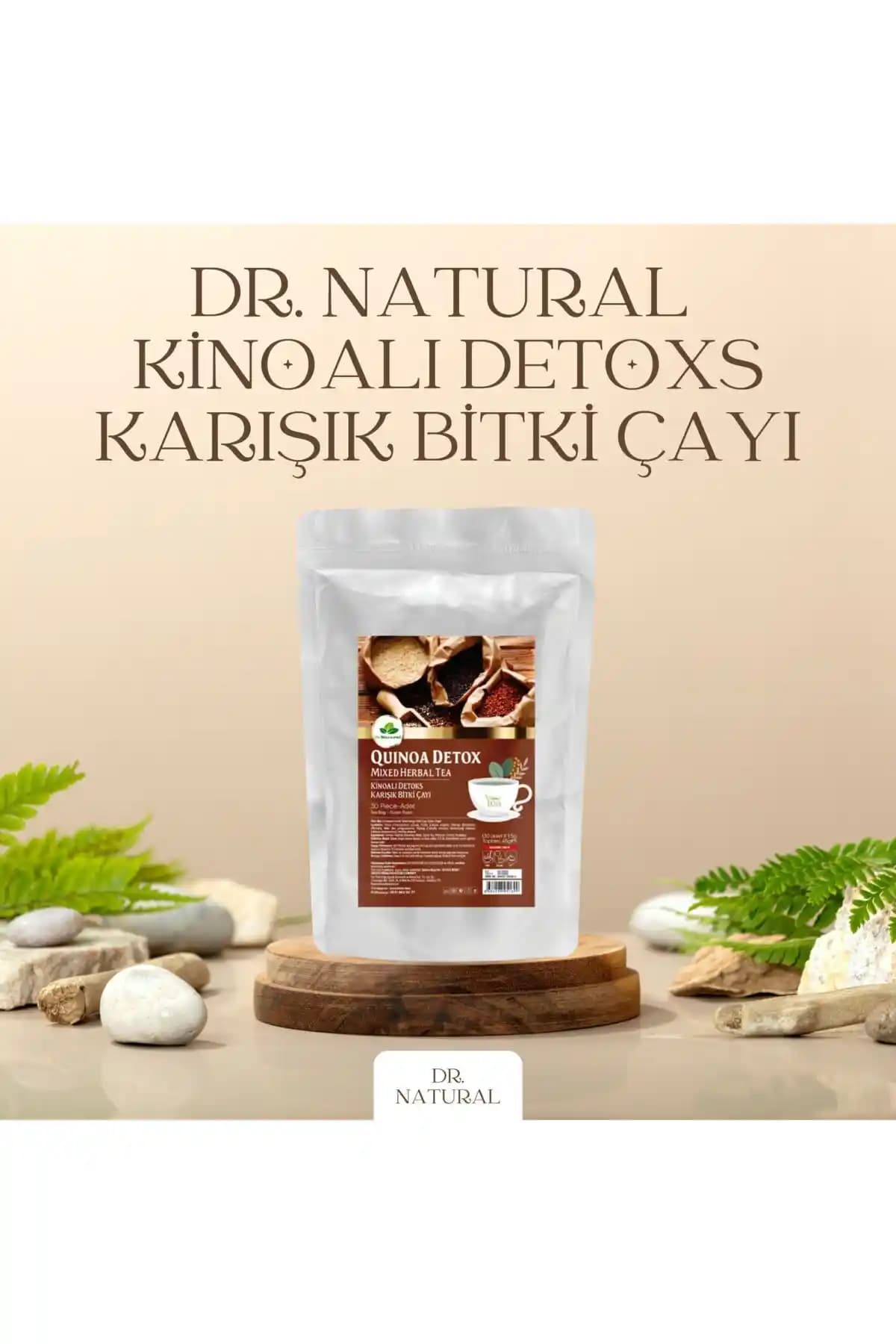 DRNATURAL Kinoa Bitkisel Detoks Çayı Türkiye Menşeli Doğal Sağlık Destekçisi