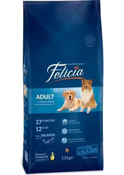 Felicia Yetişkin Köpek Maması 15 kg Sağlıklı ve Enerjik Bir Yaşam İçin Uygun Beslenme Seçeneği