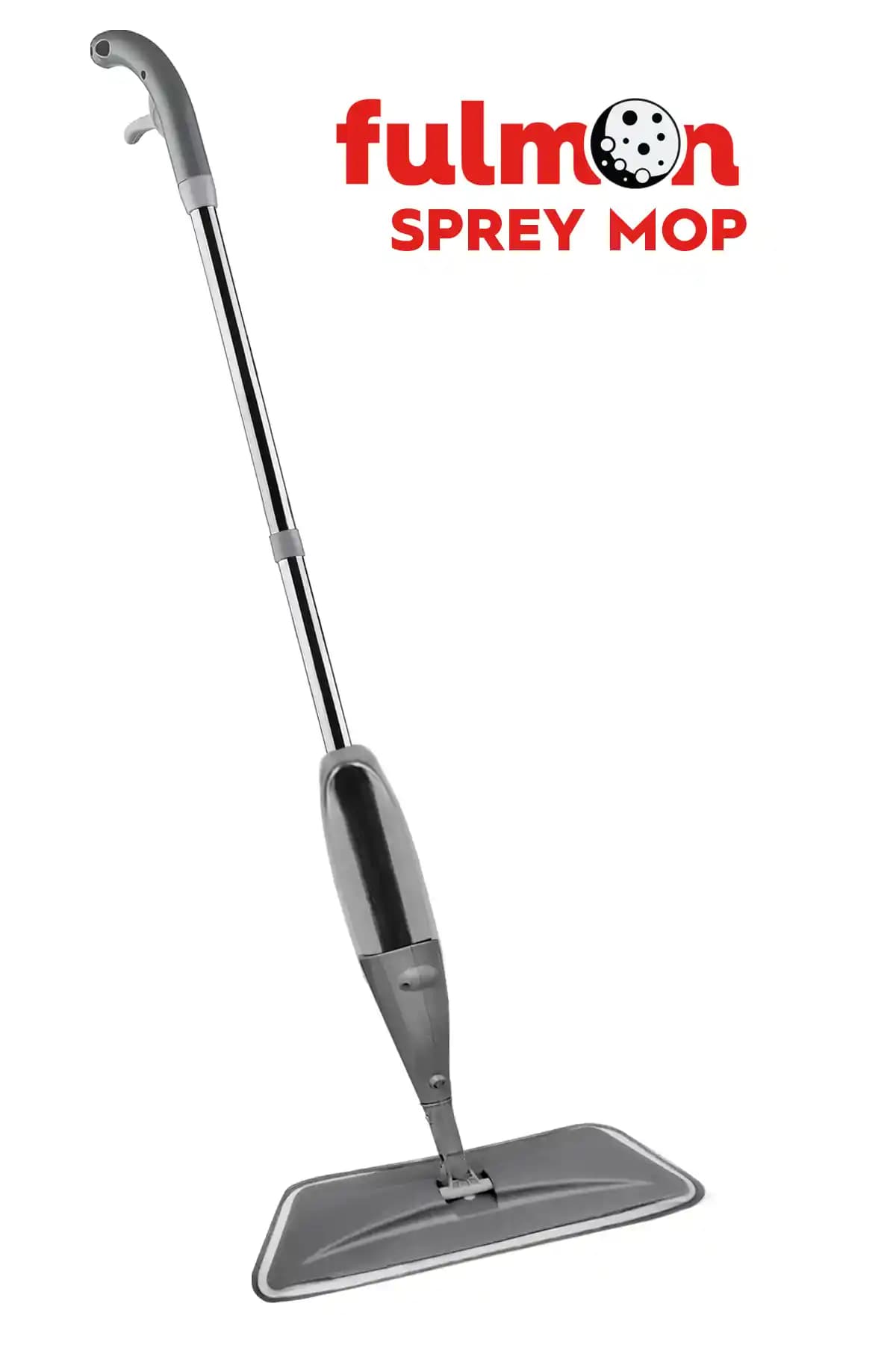 FULMON Sprey Mop Set Gri: Pratik ve Ergonomik Kova Gerektirmeyen Temizlik Çözümü
