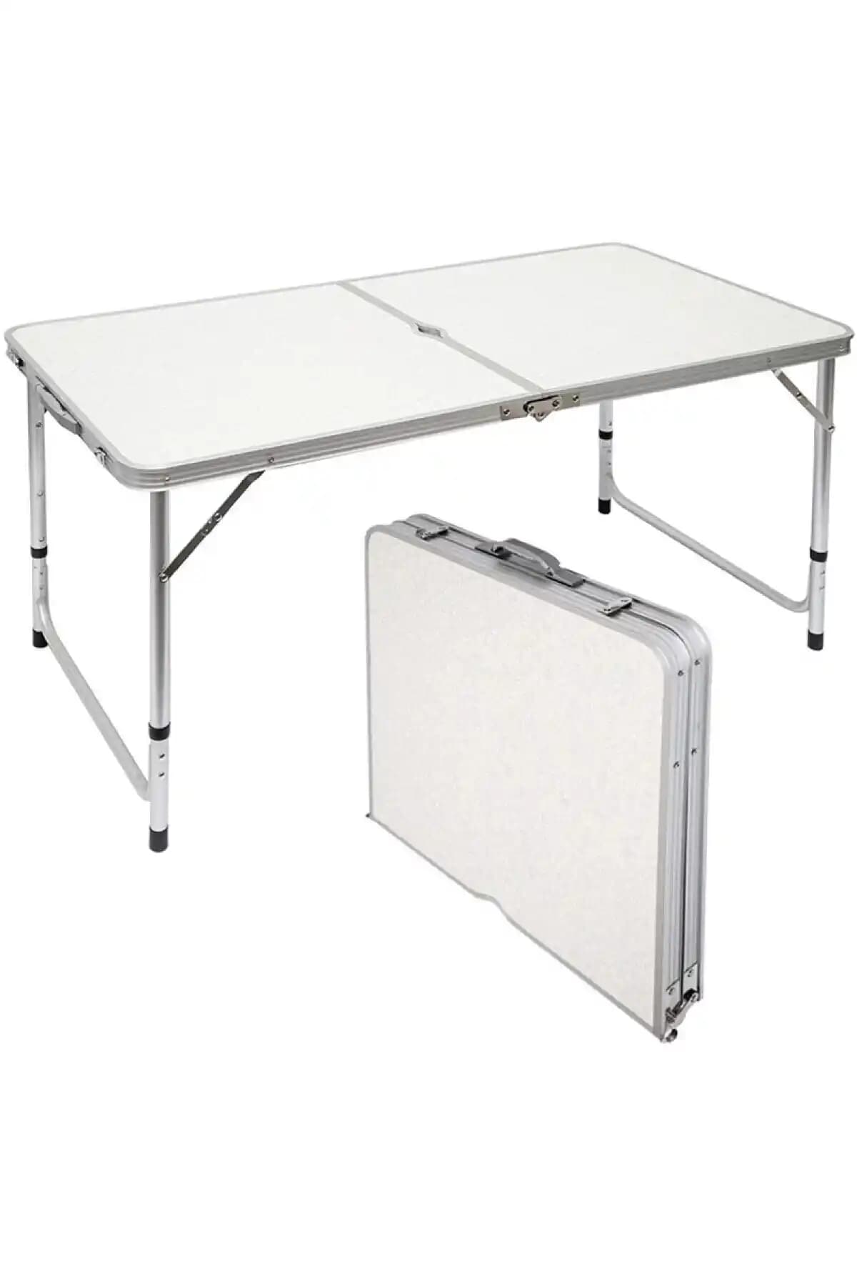 Funky Chairs Katlanabilir Piknik Masası Gri - Hafif ve Pratik Dış Mekan Masası