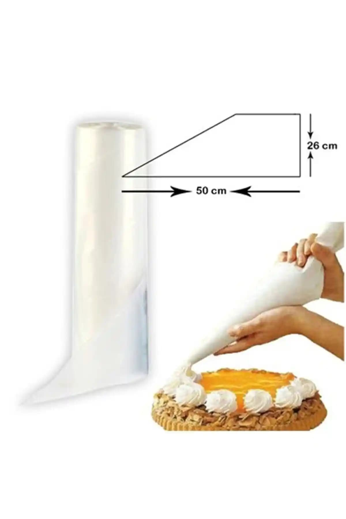 Genel Markalar Profesyonel Büyük Boy Krema Torbası, Pasta ve Tatlı Süsleme İçin Uygun