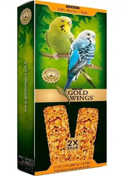 Gold Wings Premium Muhabbet Krakeri Ballı Kutu: Sağlıklı ve Lezzetli Kuş Atıştırmalığı