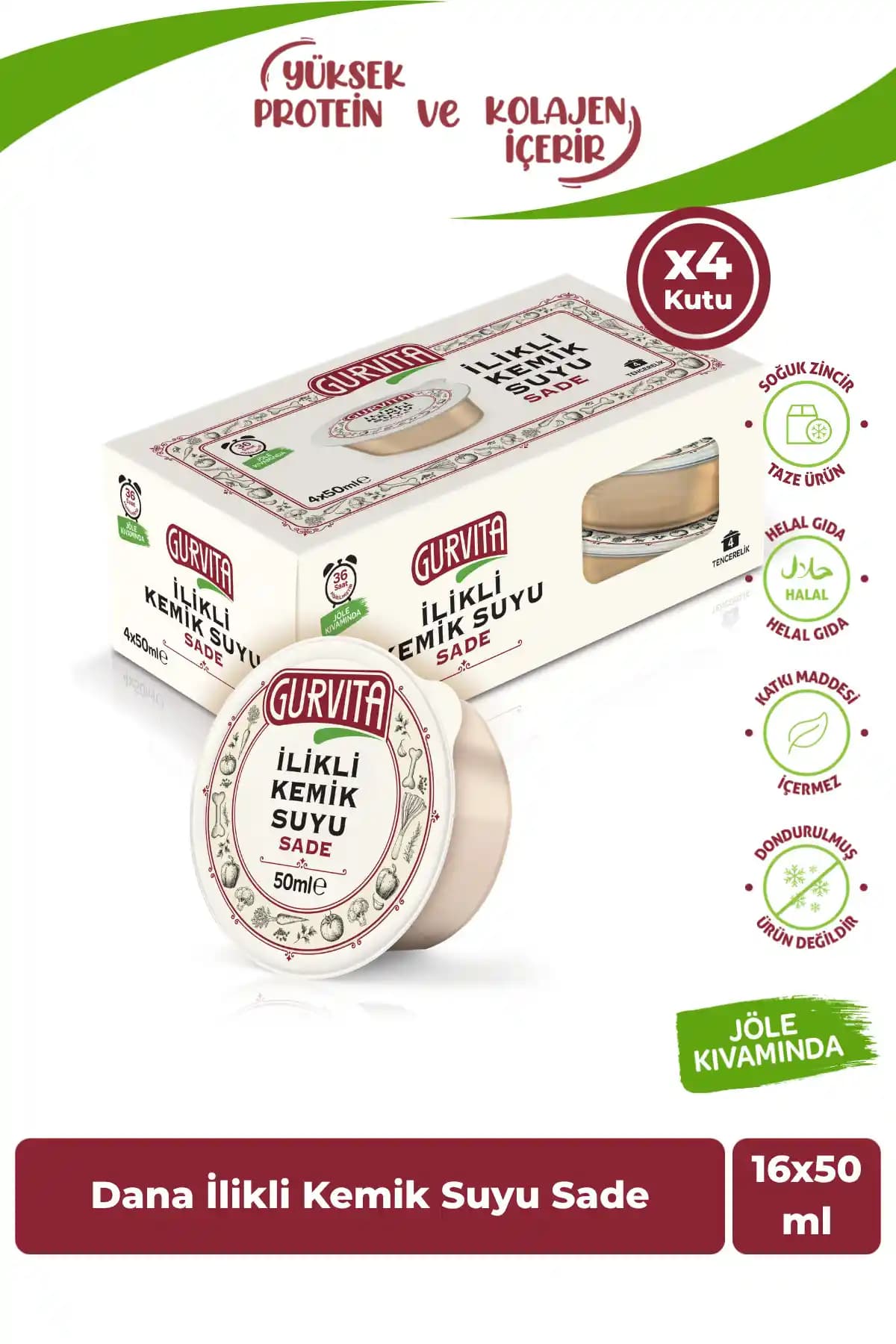 Gurvita İlikli Kemik Suyu: Doğal ve Katkısız Sağlık Destekleyici Ürün