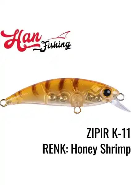 Han Fish Sahte Balık Karşılaştırması: Zipir K-11 Honey Shrimp ve Zıpır Ug 50MM