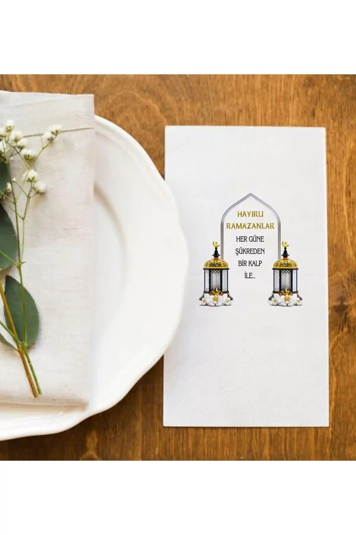 Hediyenza Ramazan Temalı İftar Peçeteleri Sofralarınıza Şıklık Katıyor