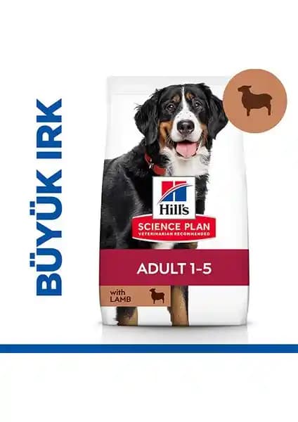 Hill's Kuzu Etli Büyük Irk Yetişkin Köpek Maması Sağlıklı ve Dengeli Beslenme İçin Uygun Seçenek