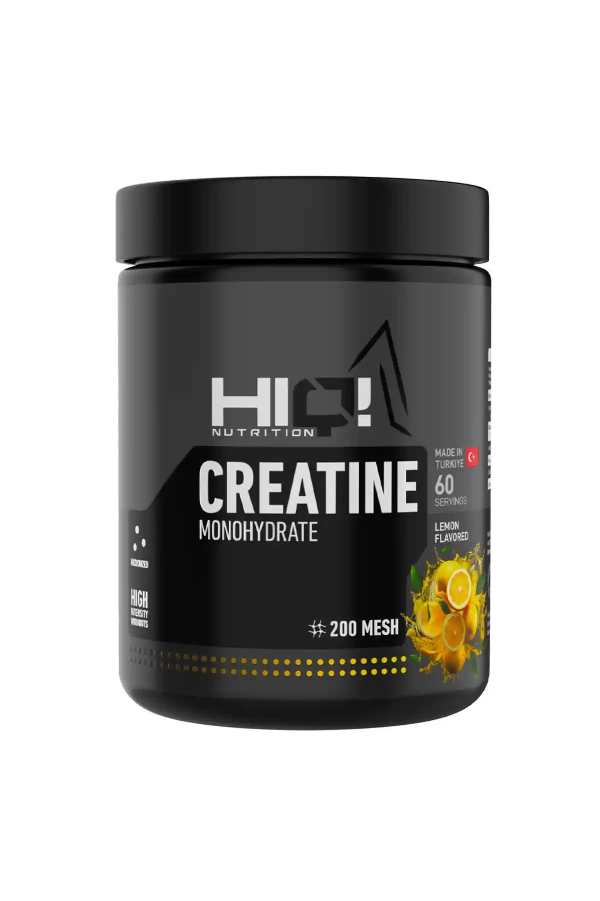 HIQ Creatine 360g Limon Aromalı Sporcu ve Fitness Tutkunları İçin Güç Artırıcı Takviye