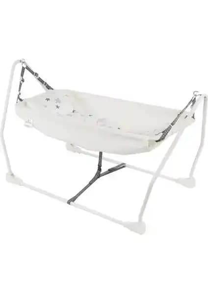 Holmen Marmaris Katlanabilir Hamak Ekru: Pratik ve Güvenli Bebek ve Çocuk Kullanımı İçin
