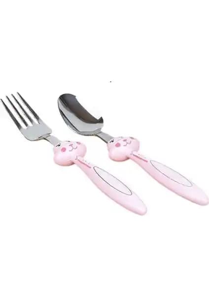 Homekolik Pembe Tavşan Kız Çocuk Paslanmaz Çelik Çatal Kaşık Seti Karşılaştırması