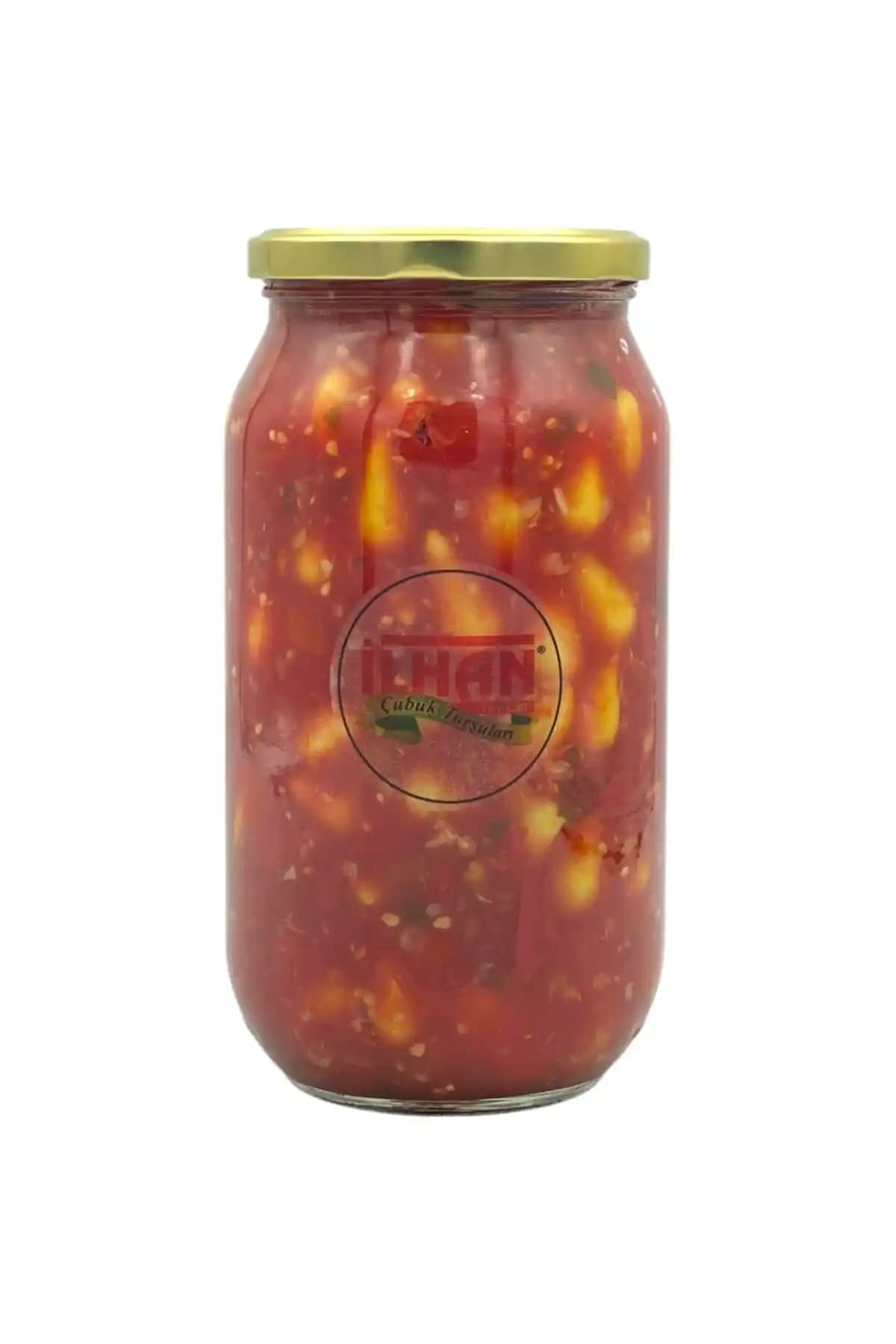 İlhan Taşkesti Domates Ezmesi Turşusu Biberli 1200 cc doğal ve geleneksel lezzet