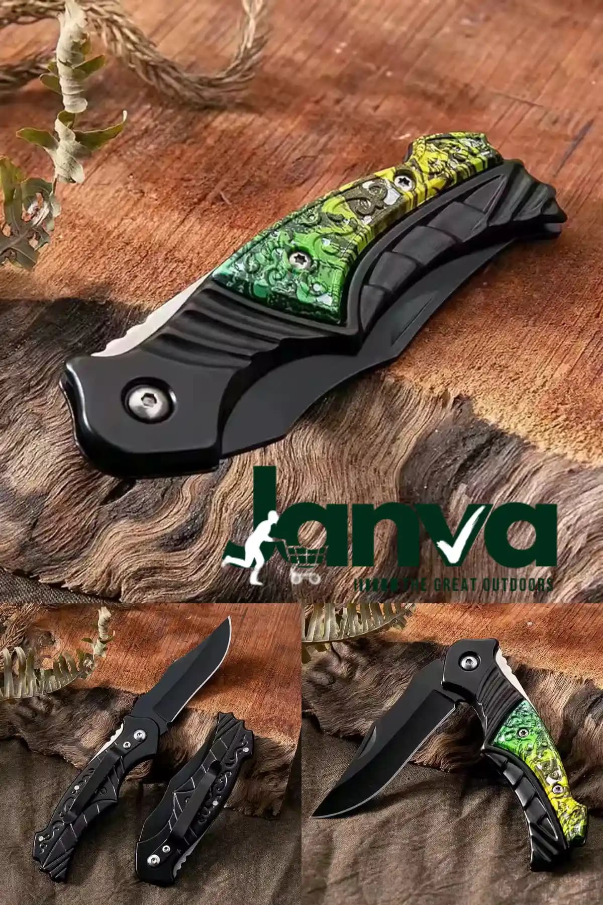 Janva Kamp Çakı Koleksiyon ve Outdoor Kullanımı İçin Dayanıklı ve Pratik Tasarım