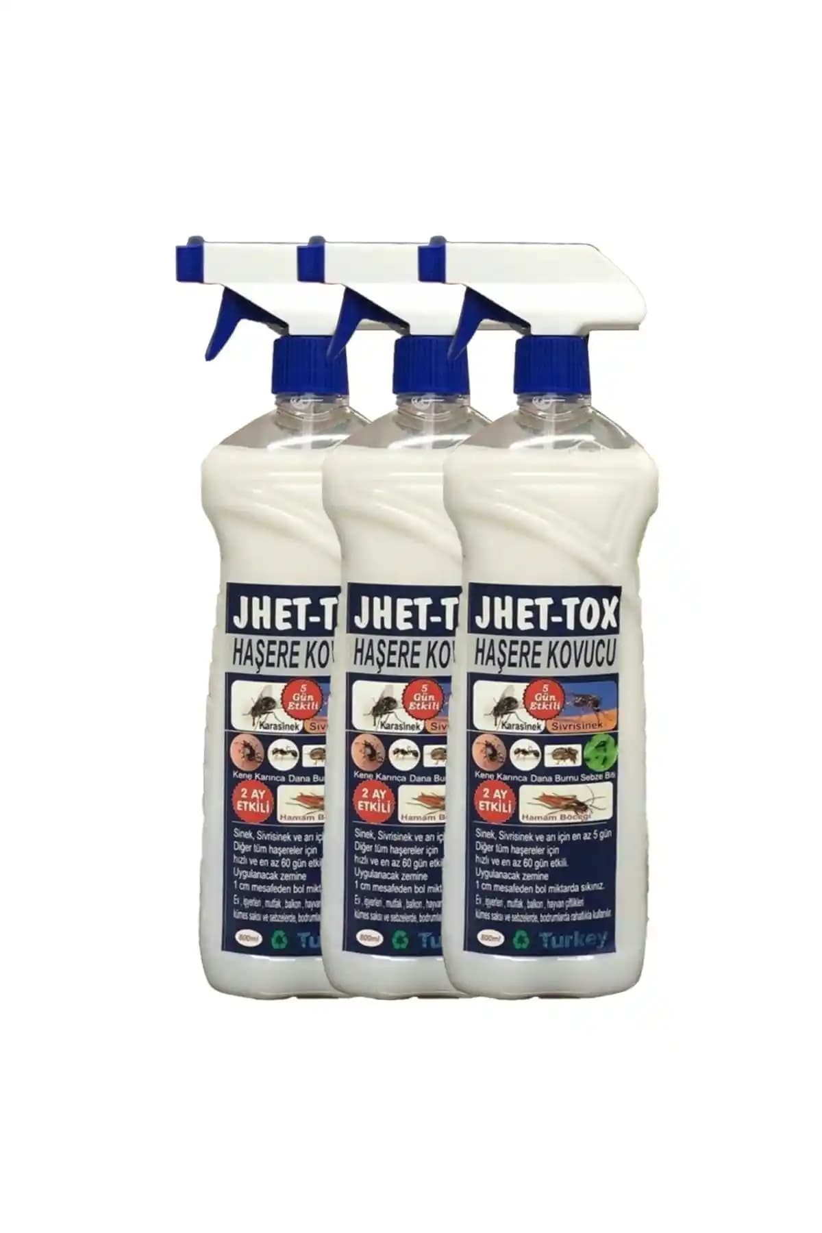 Jhet-tox 800 ml Haşere Kovucu Sprey: Etkili ve Güvenilir Koruma Çözümü