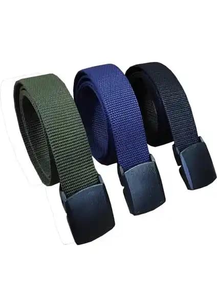 Kemer Dünyası Plastik Tokalı Takıtkal Tarz Bez Kemer Dayanıklı ve Güvenli Kullanım İçin