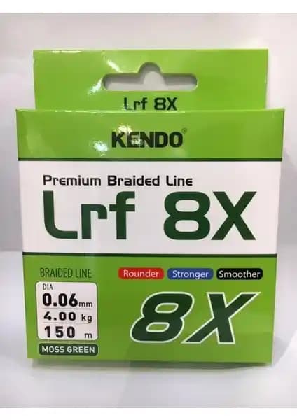 Kendo Premium Örgü Misina 8x 0.06 mm 150 metre dayanıklı ve hassas balıkçılık ipi