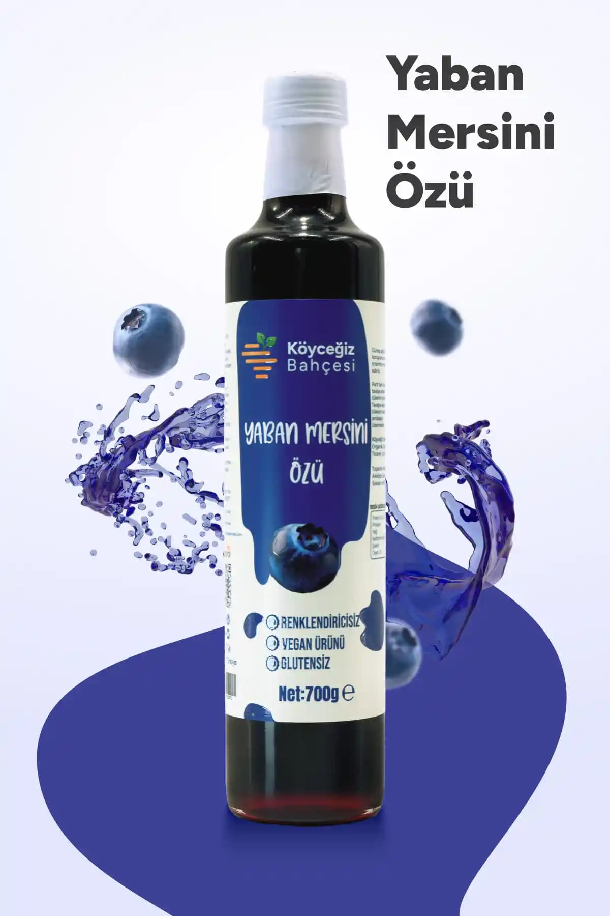 Köyceğiz Bahçesi Doğal Yaban Mersini Özü Sağlıklı ve Güvenilir Organik Meyve Takviyesi