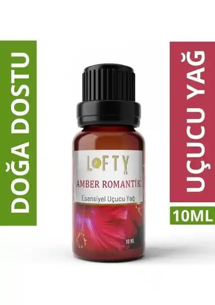 Lofty Amber Romantik Uçucu Yağ Buhurdanlık Esansı Doğal ve Saf Aromaterapi Deneyimi