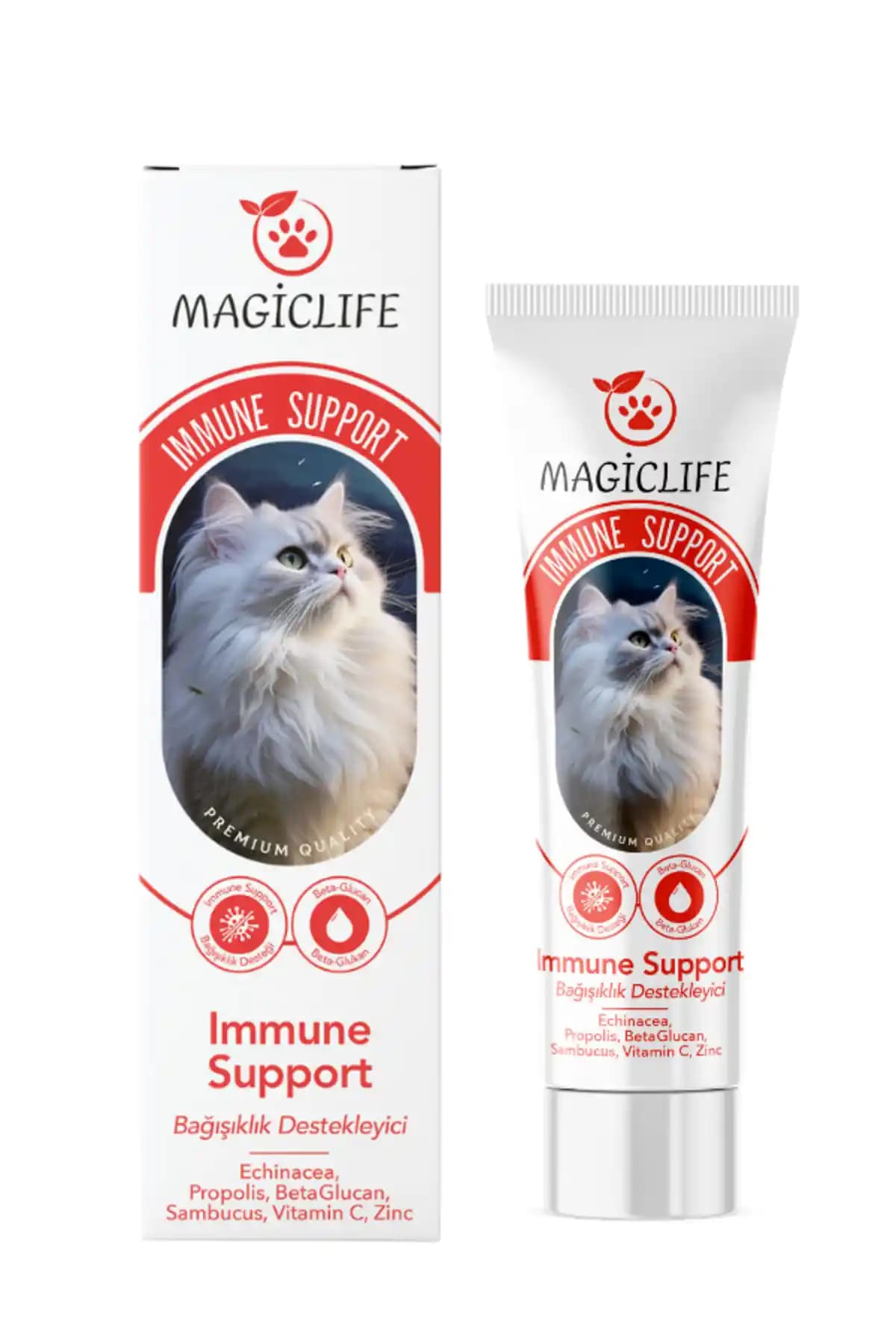 Magic Life Premium Bağışıklık Güçlendirici Kedi Macunu Sağlıklı ve Enerjik Kediler İçin