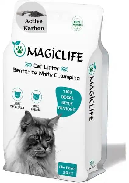 Magiclife İnce Tane Aktif Karbon Kedi Kumu: Doğal ve Etkili Temizlik Çözümü