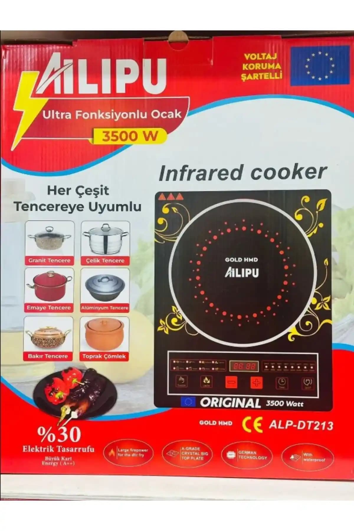 Manessa Alp-12 Lazer 3500 W Elektrikli Ocak: Güçlü Performans ve Şık Tasarım