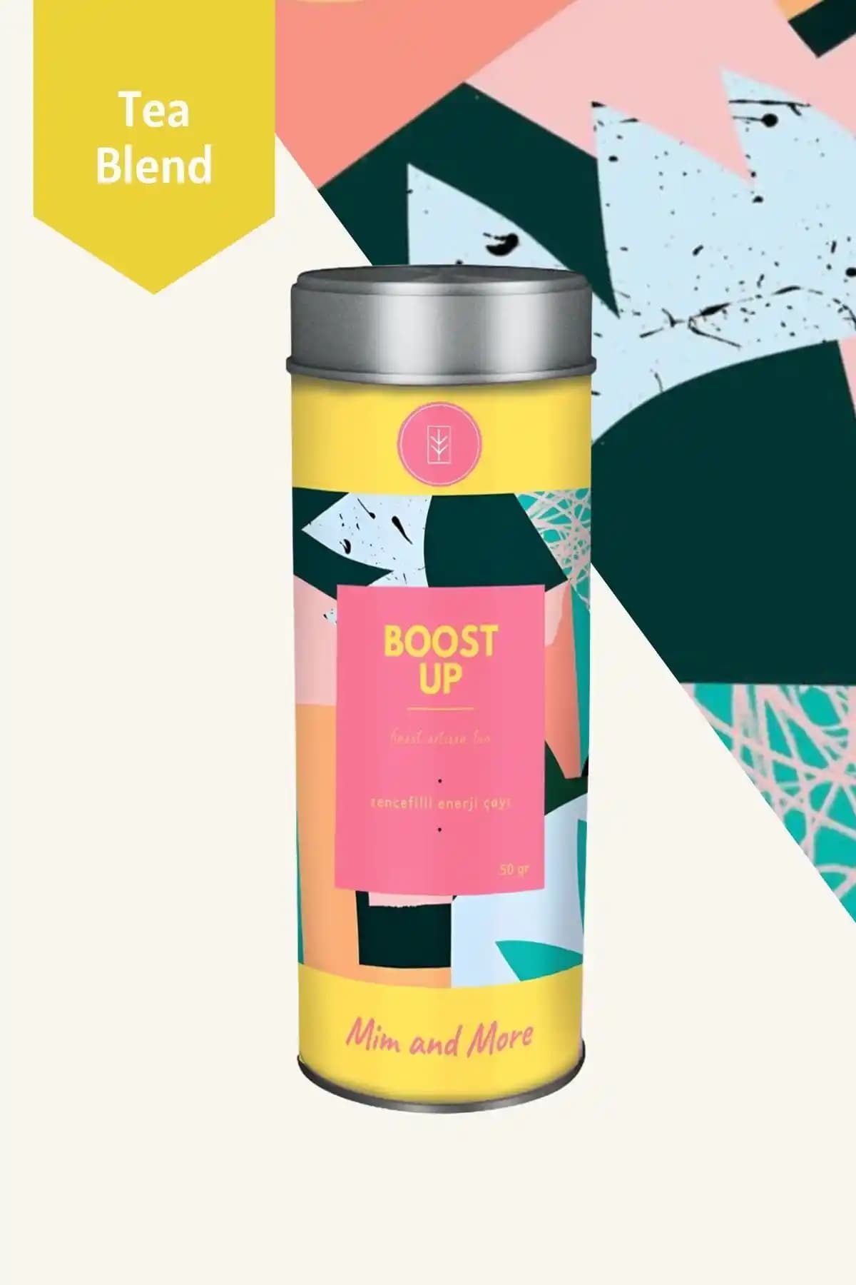 Mim ve More Boost-up Tea Zencefilli Enerji Çayı Sağlıklı ve Lezzetli Alternatif