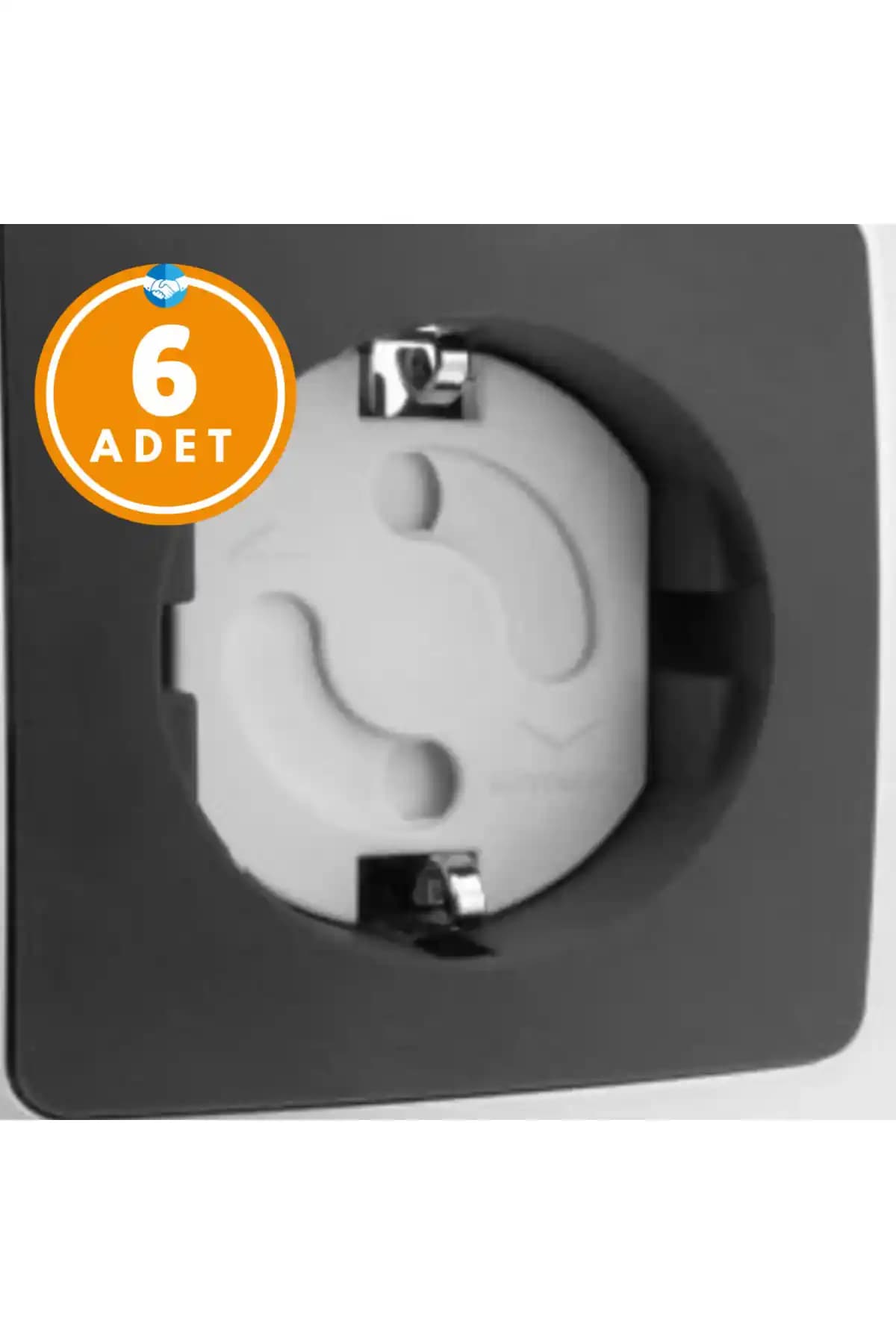 Miningaa 6'lı priz koruma kapağı çocuk güvenliği ve kullanım kolaylığı sağlar