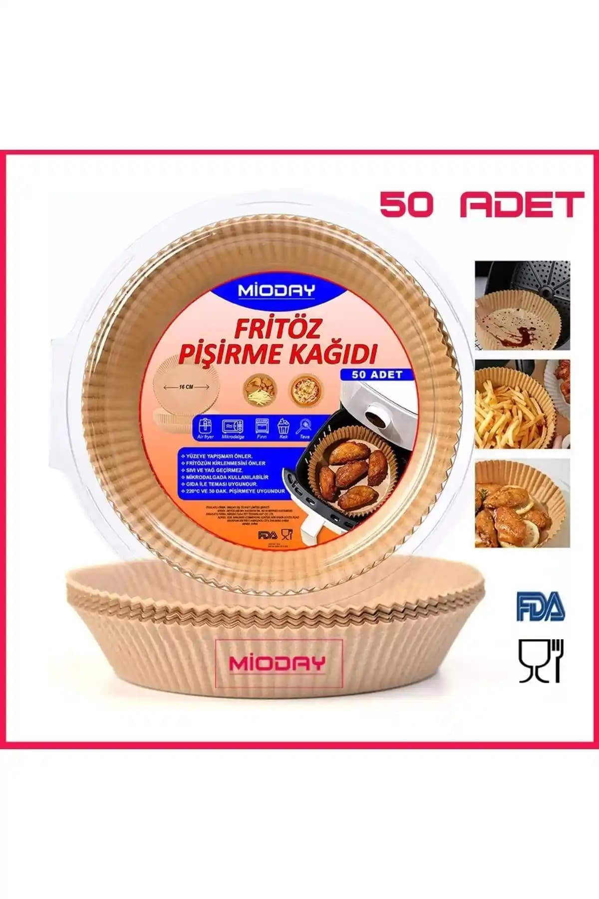 MioDay Airfryer Pişirme Kağıdı: Sağlıklı ve Pratik Mutfak Çözümü