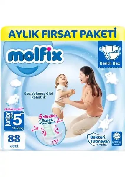 Molfix Bebek Bezi 5+ Beden Junior Plus ve Ultra Fırsat Paketi Karşılaştırması