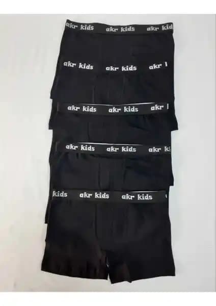 Mostess Siyah Erkek Çocuk Likralı Boxer: Yüksek Konfor ve Sağlıklı İç Giyim Seçeneği