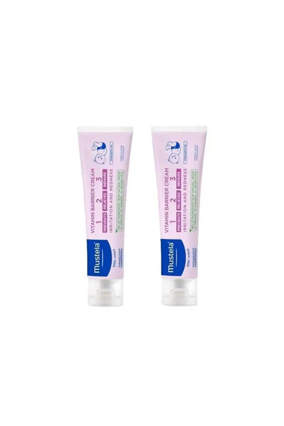 Mustela Vitamin Barrier Cream 1.2.3 Bebekler İçin Güvenilir Pişik Önleyici Krem