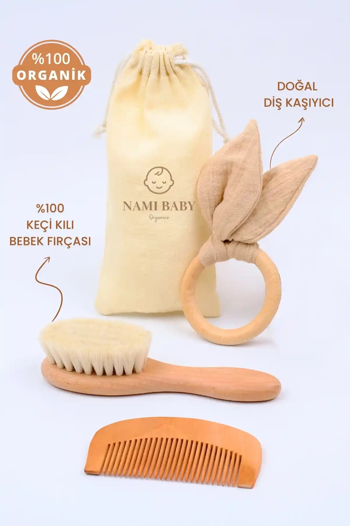 Nami Baby Keseli 4'lü Bebek Bakım Seti Güvenilir ve Kullanışlı Ürünler