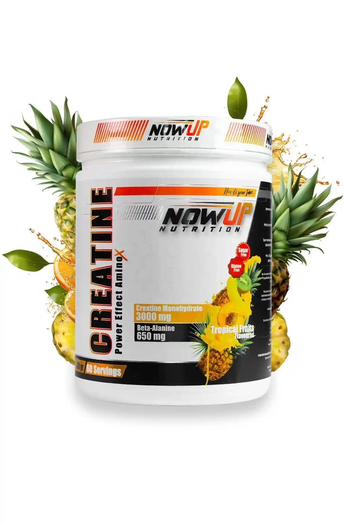 NOWUP NUTRITION Kreatin Power Effect Spor Takviyesi Kas Gücü ve Performans Artırıcı