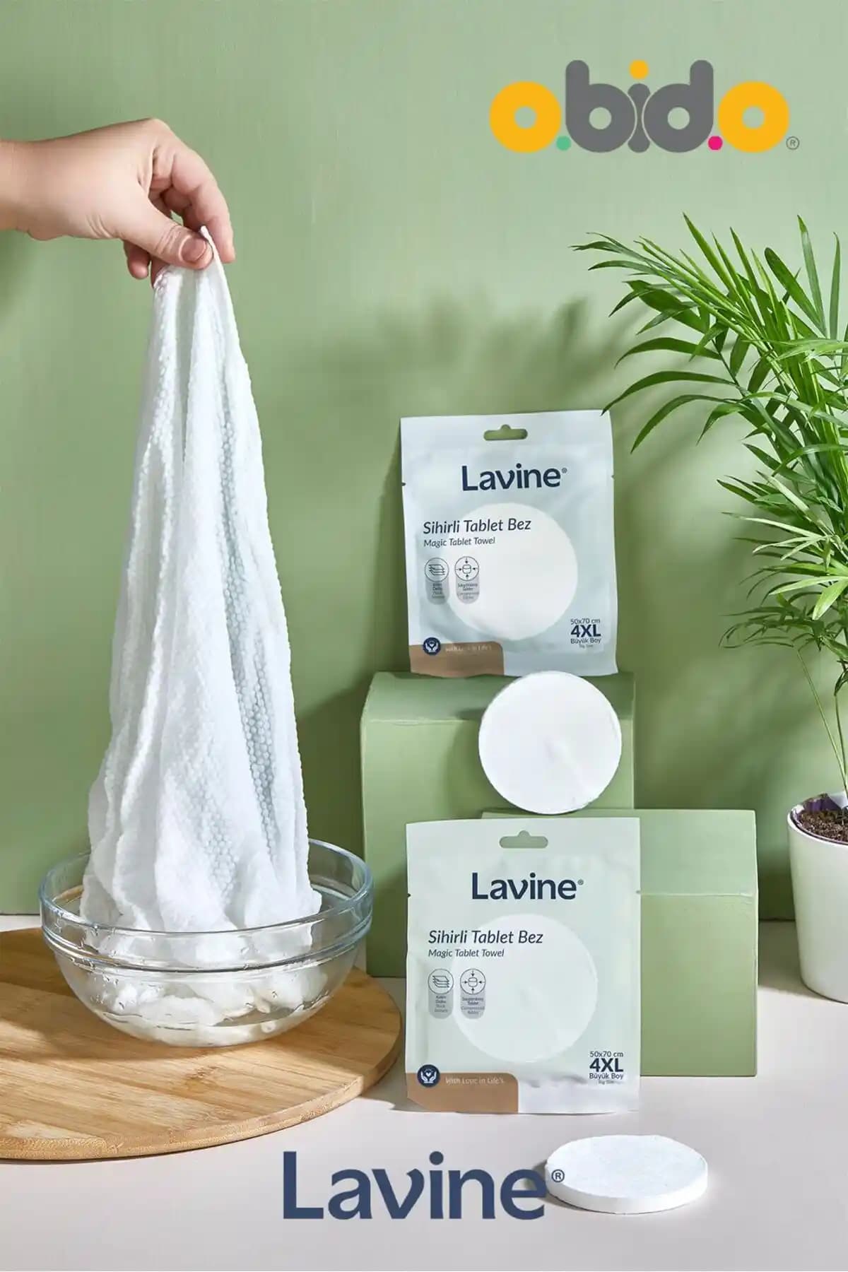 Obido Çok Amaçlı Süper Sihirli Bez: Pratik ve Hijyenik Temizlik Çözümü